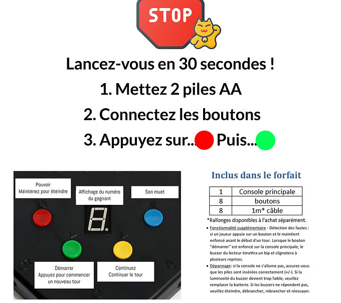Guide de démarrage rapide du système de sonnerie