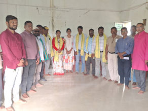 महली आदिवासी समाज की उन्नति और एकता के लिए मिलकर कार्य करने का लिया संकल्प, देश और समाज का नेतृत्व करने वाली बेटी को किया गया सम्मानित।