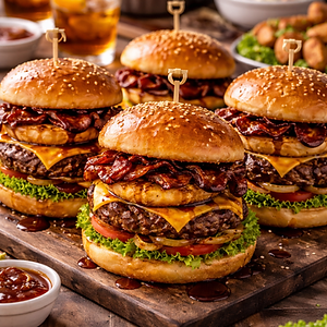 Bourbon Teriyaki Burger