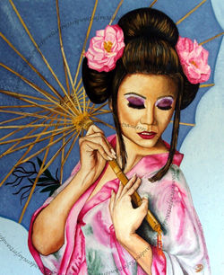 GEISHA AUX CAMELIA