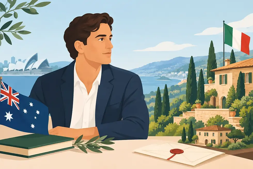 Australian Second-Generation Heir to Italian Estate