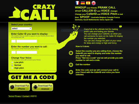 Spoof Phone Number | Chiamate e SMS con un numero diverso dal proprio