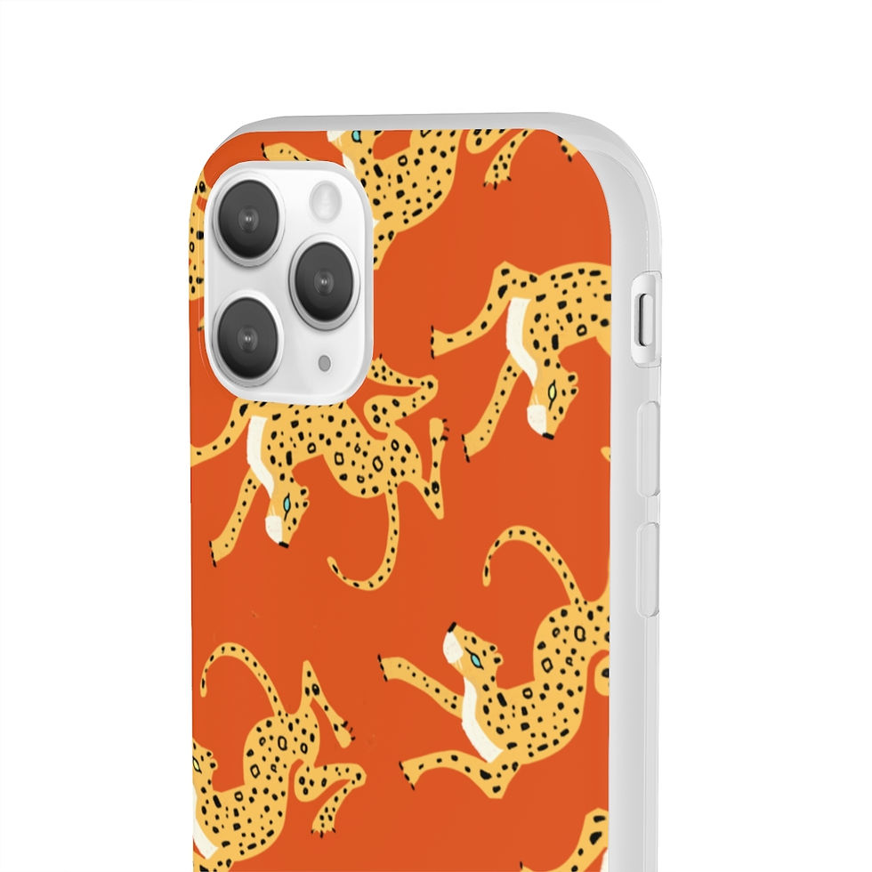 Thumbnail: Cheetah Run Flexi Case, Red