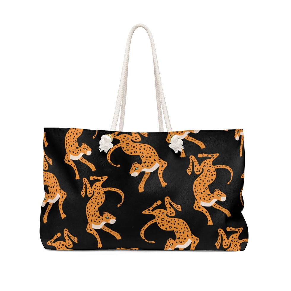 Thumbnail: Cheetah Run Weekender Bag, Black
