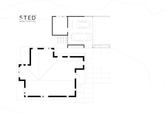 Arkitekttegnet carport i Skien i Telemark prosjektert av STED Arkitektur.jpg