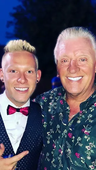 Magician Robbie Fraser and psychic medium Derek Acorah