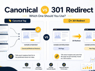 Canonical vs 301 Redirect: A Simple Guide for Better SEO