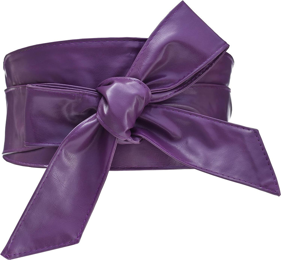 Thumbnail: Sleek Silhouette: Stylish Buckleless Leather Wrap Belts
