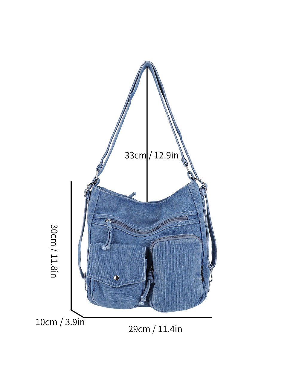 Thumbnail: Crossbody Fabric Shoulder Bag