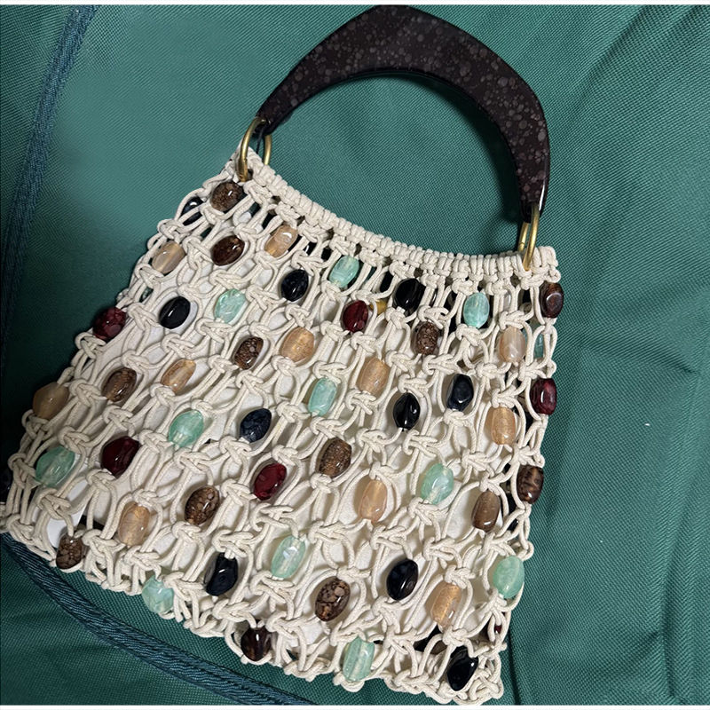 Thumbnail: Artisan Glamour: Statement Fabric & Jewel Bag