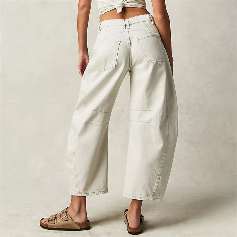 Thumbnail: Wide Leg Jeans Woman Casual