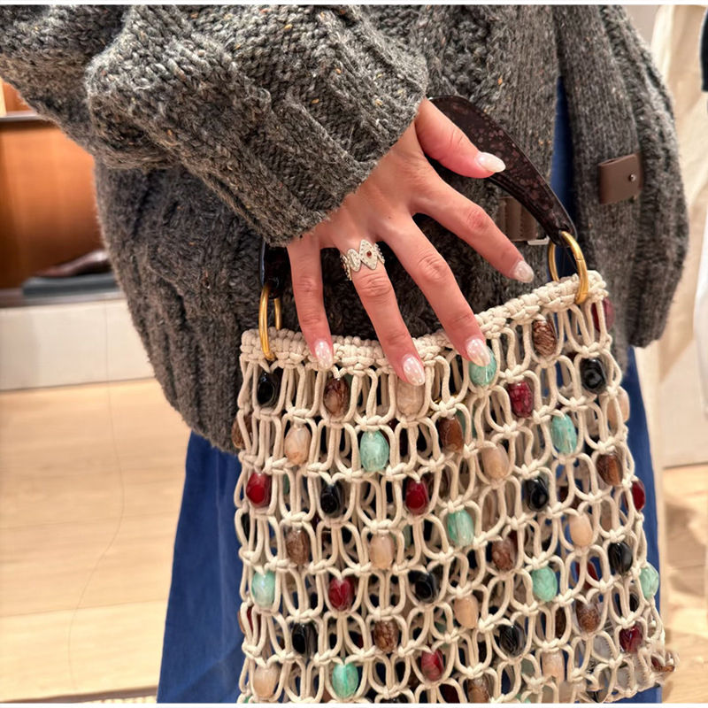 Thumbnail: Artisan Glamour: Statement Fabric & Jewel Bag