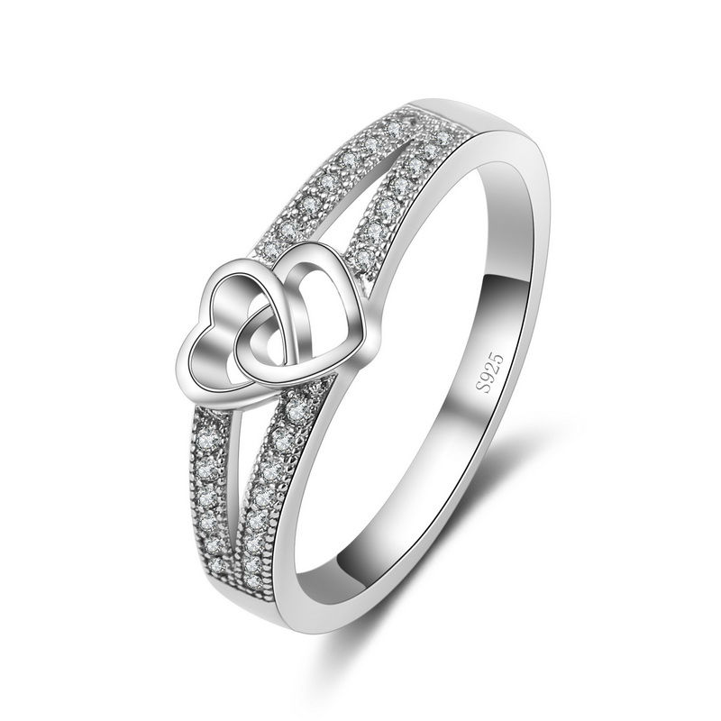 Thumbnail: Effortless Elegance, Captured. Meet the Twin Heart Outline Ring