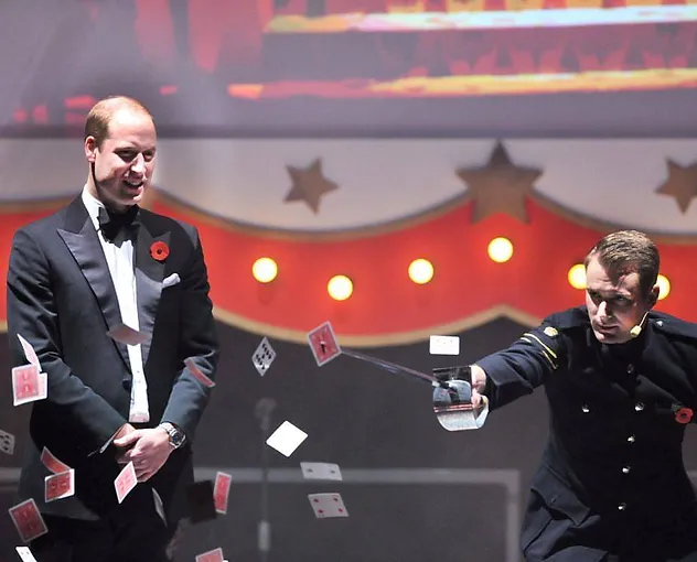 Richard Jones with Prince William