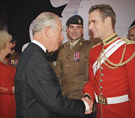 Richard Jones with King Charles