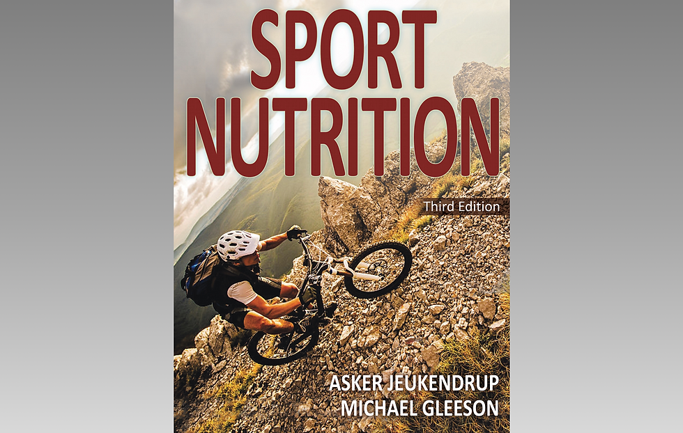 Sport Nutrition textbook 3rd edition