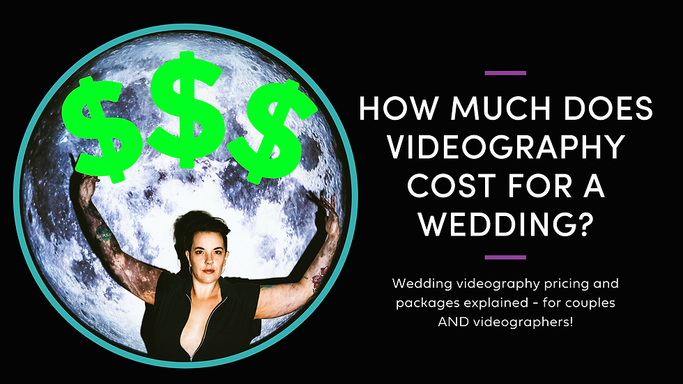 how much does videography cost for a wedding?
