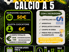 1° Torneo Oratorio Bottanuco – Calcio a 5