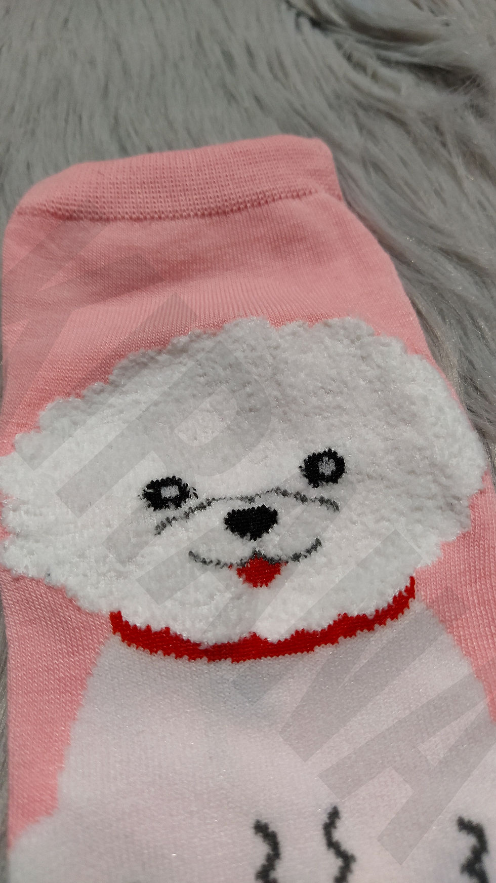 Miniatura: Media , Sock perrito blanco