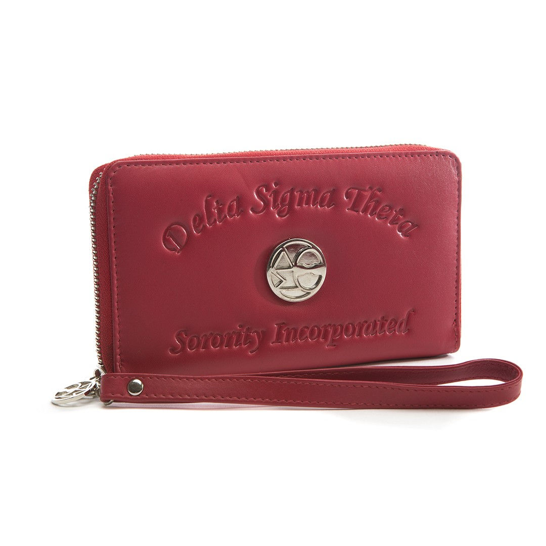 DST Ladies Embossed Soft Leather Wallet