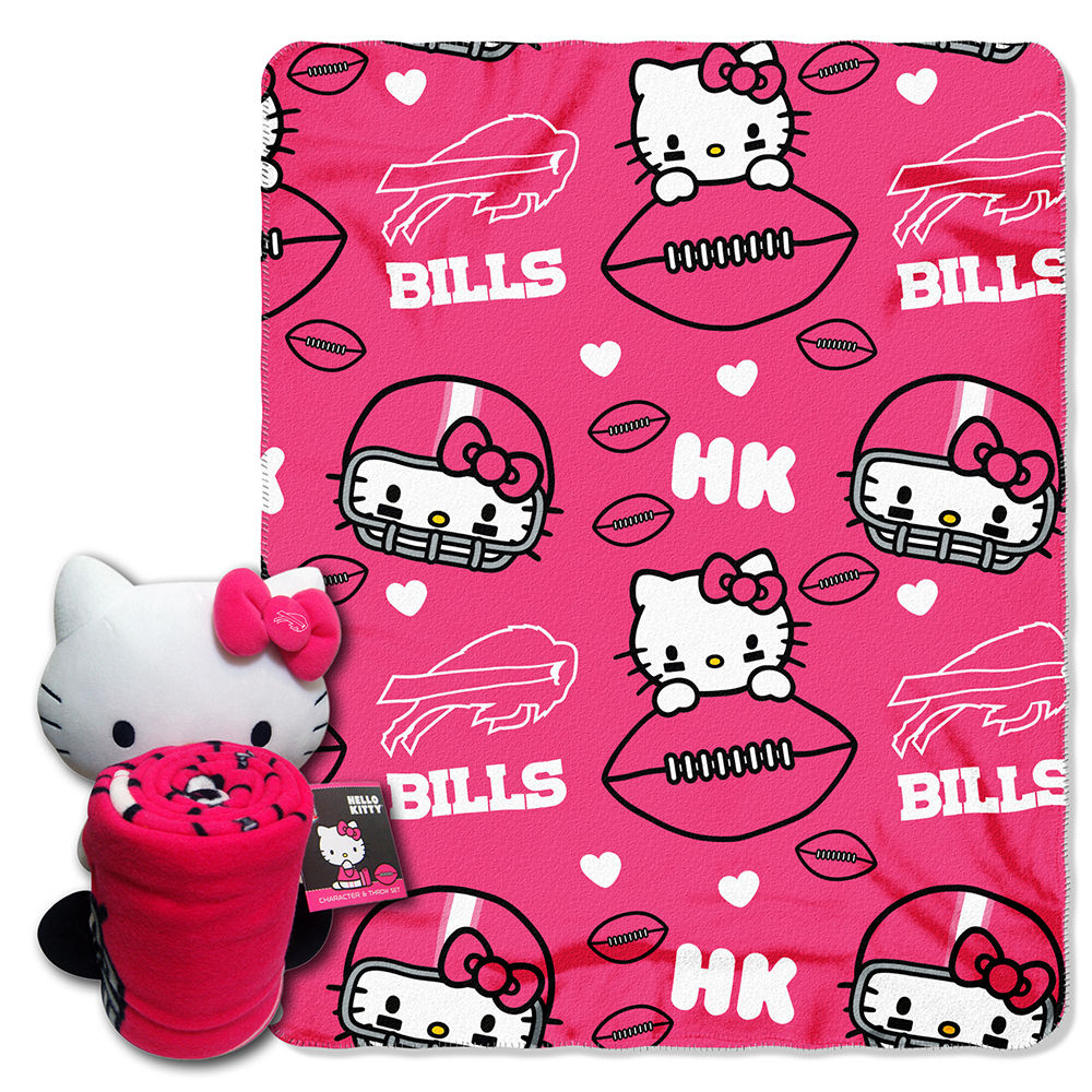 Buffalo Bills Hello Kitty Throw Combo