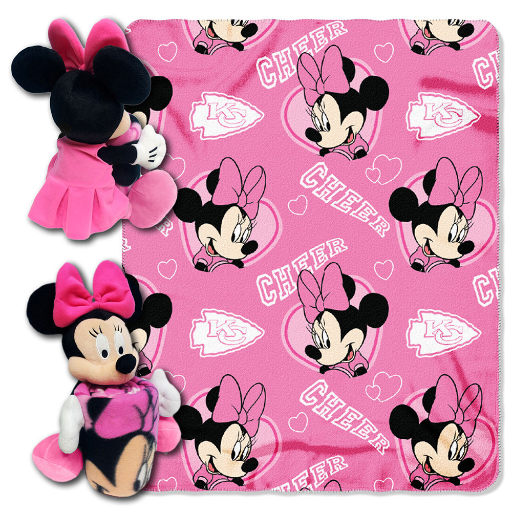 Kansas City Chiefs Minnie mouse Throw Combo