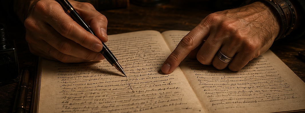 Correcting writing