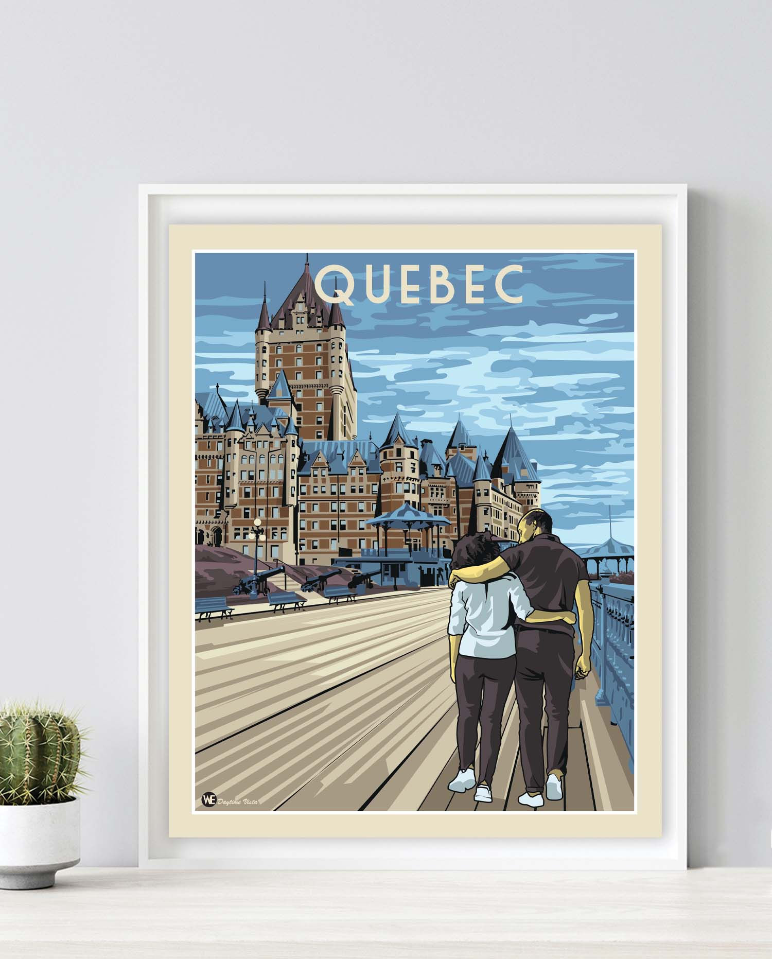 Wall print Quebec City daytime
