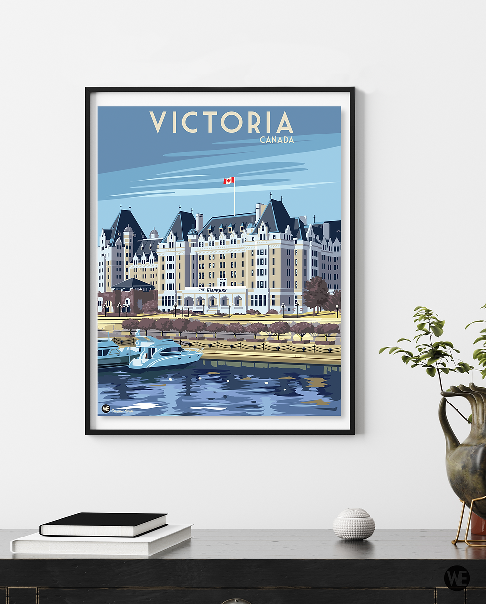 Thumbnail: Poster Victoria Empress Hotel Daytime