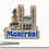 Thumbnail: Montréal laser cut wood magnet featuring Notre-Dame Basilica and historic Old Montréal