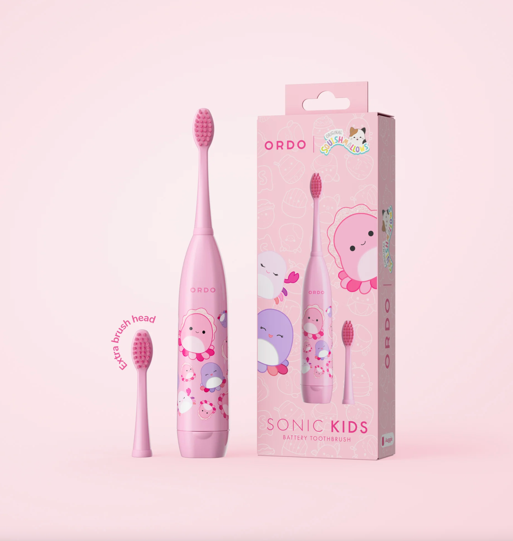 Ordo Sonic Kids Battery Toothbrush Squishmallows - Auggie