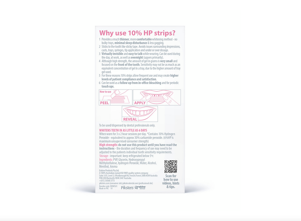 Designer White - Teeth Whitening Strips