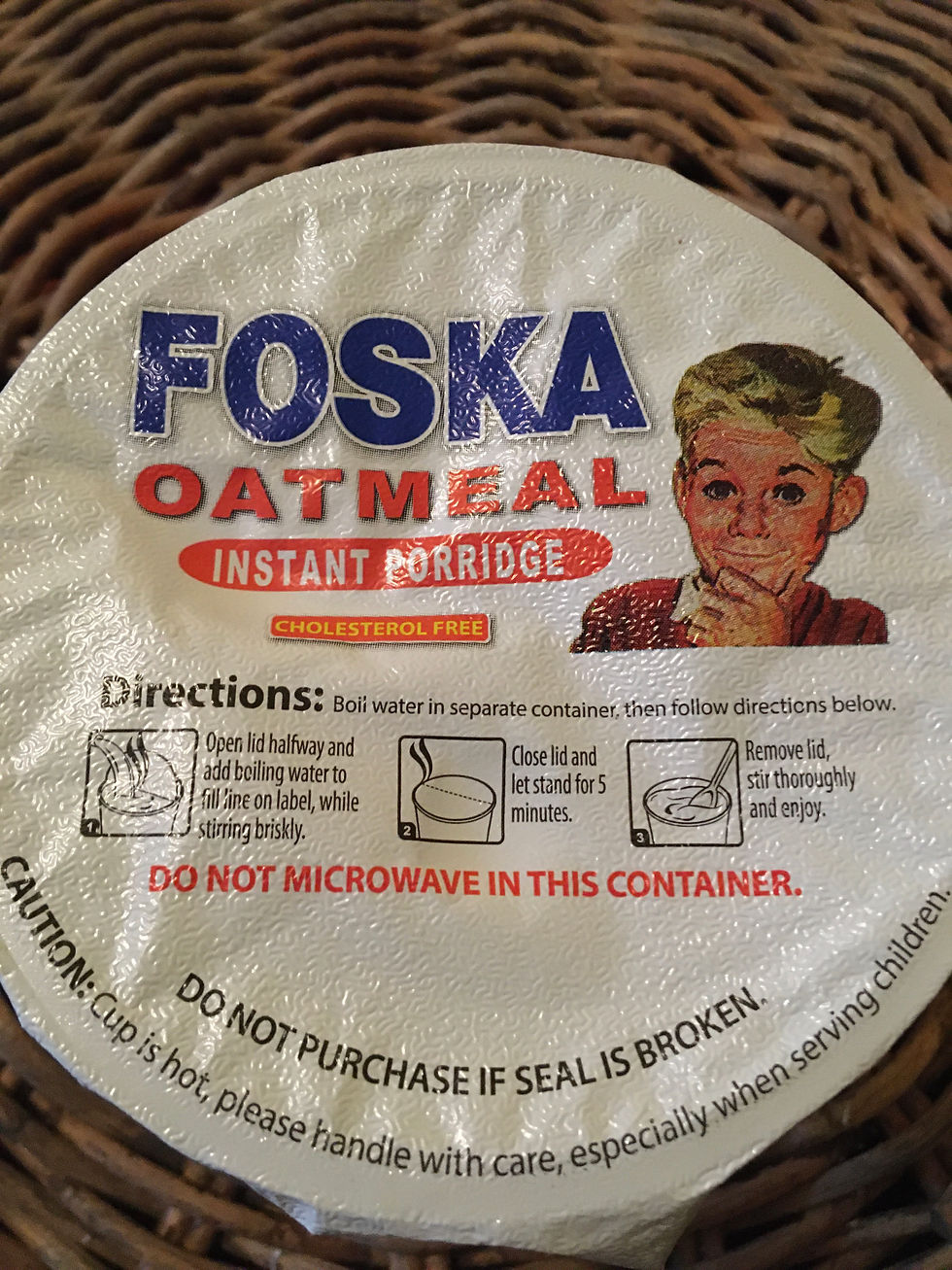 Thumbnail: FOSKA OATMEAL Banana Instant Porridge 74g