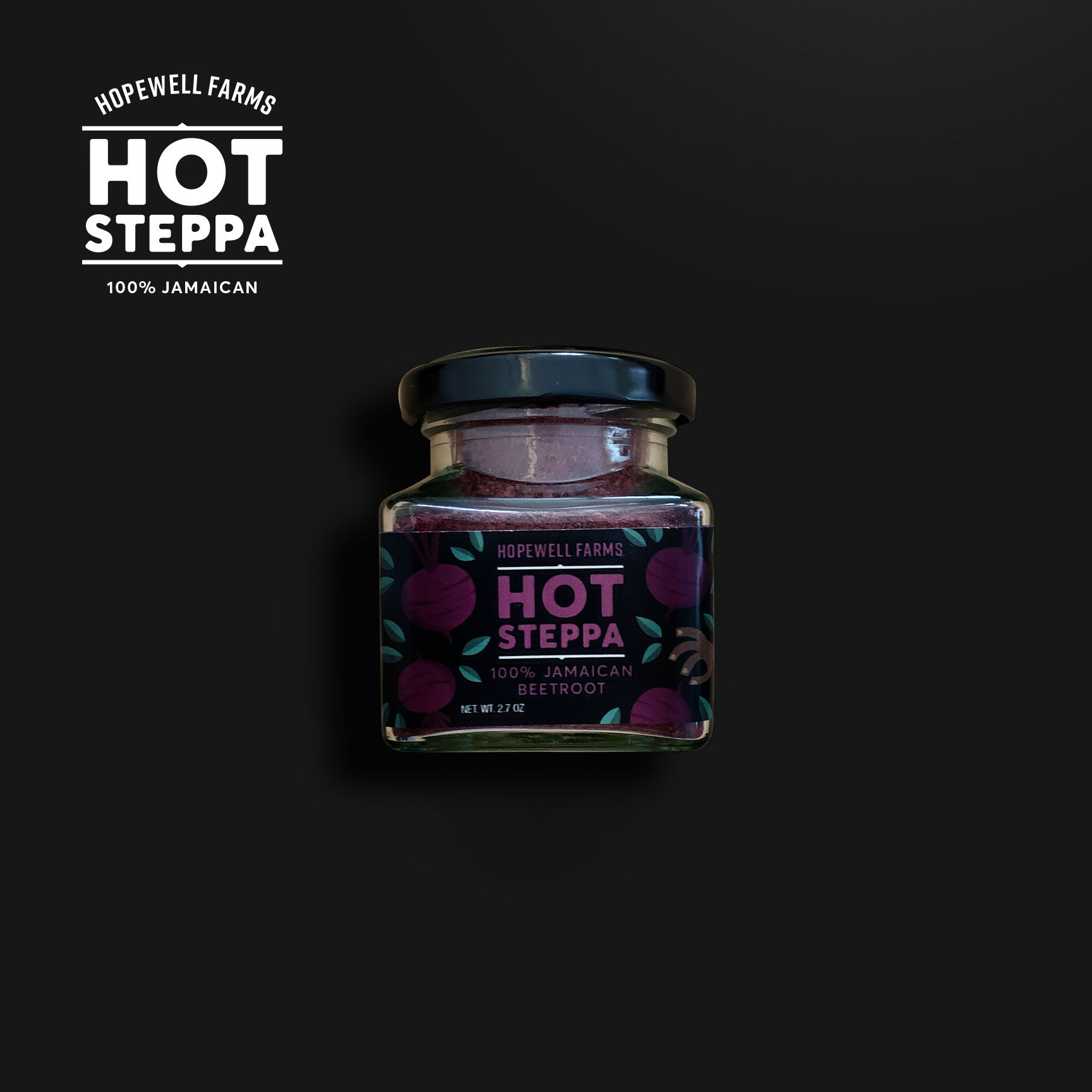 HOT STEPPA 100% JAMAICAN BEETROOT (2.7oz) Hopewell Farms