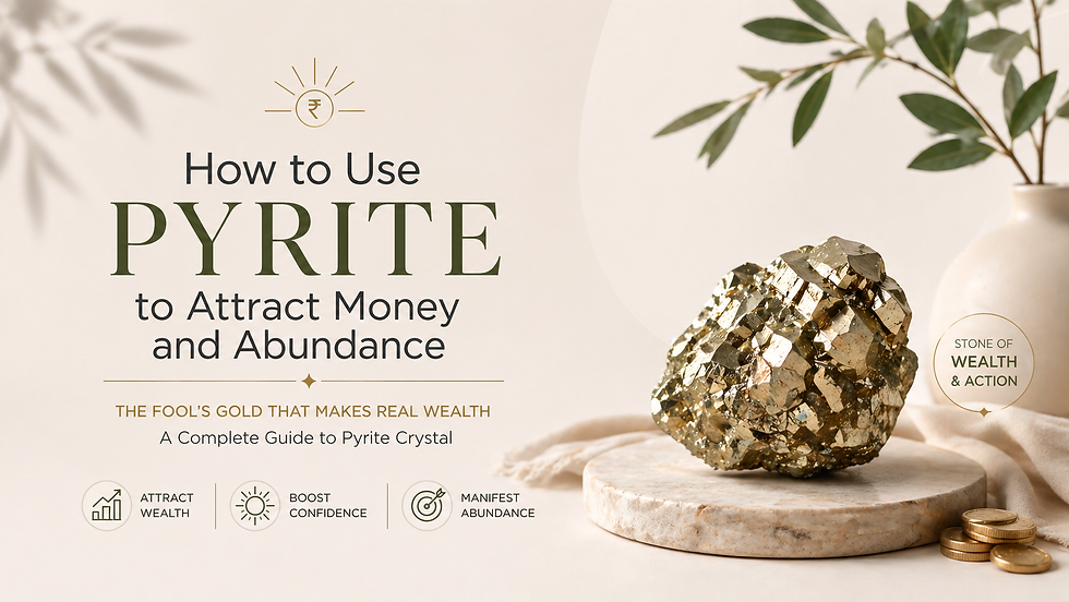 How to Use Pyrite to Attract Money and Abundance