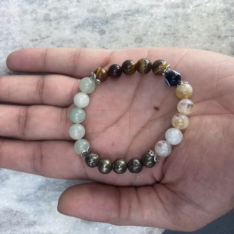 Thumbnail: 💰 Money Magnet Bracelet with Evil Eye (Wealth & Protection & Money & Success)