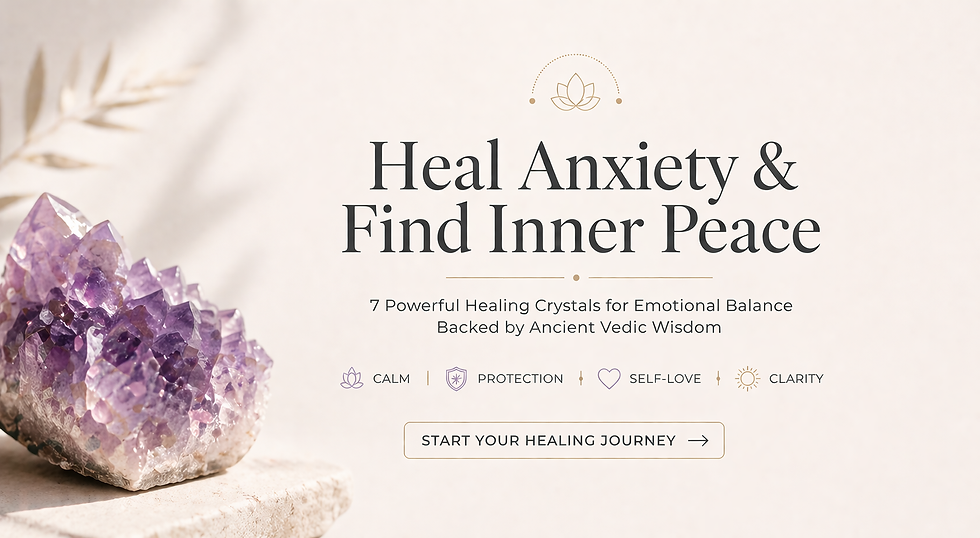 How Crystals Can Help with Depression and Anxiety