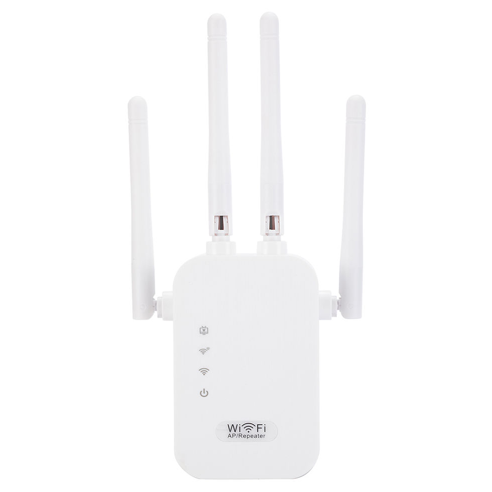 Thumbnail: 1200Mbps Wi-Fi Signal Booster with WAN/LAN Port Dual-Band 2.4GHz/5GHz WiFi Signa