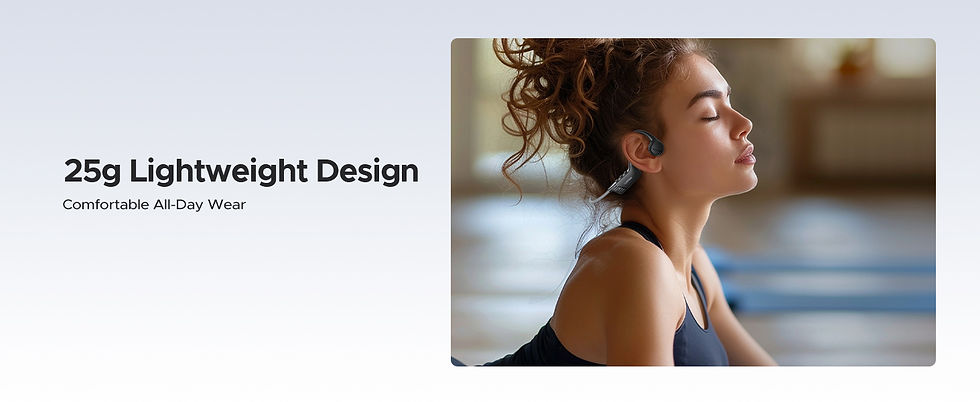 Thumbnail: DOOGEE BoneBeat Run Bone Conduction Headphones Ear Hook  Bluetooth 5.4 Wireless 