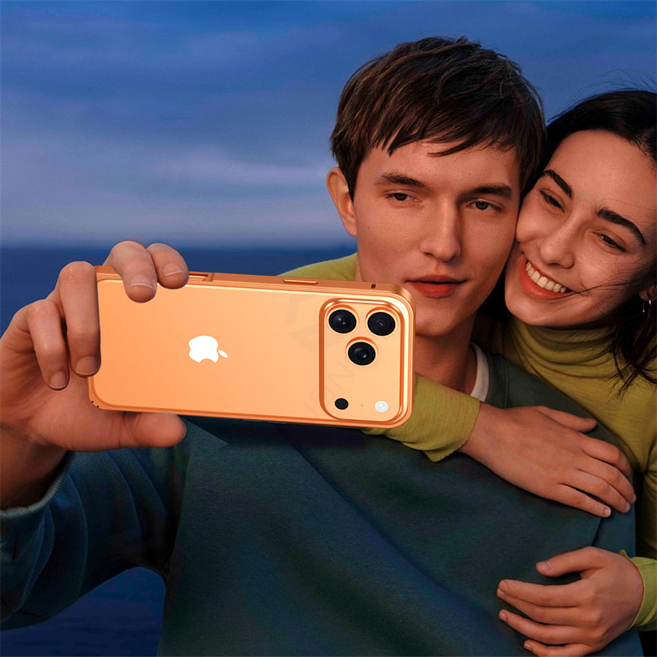 Thumbnail: Light Aluminum Metal Frame Thin Case Bumper For iPhone 17 Air 12 13 14 15 16 Pro