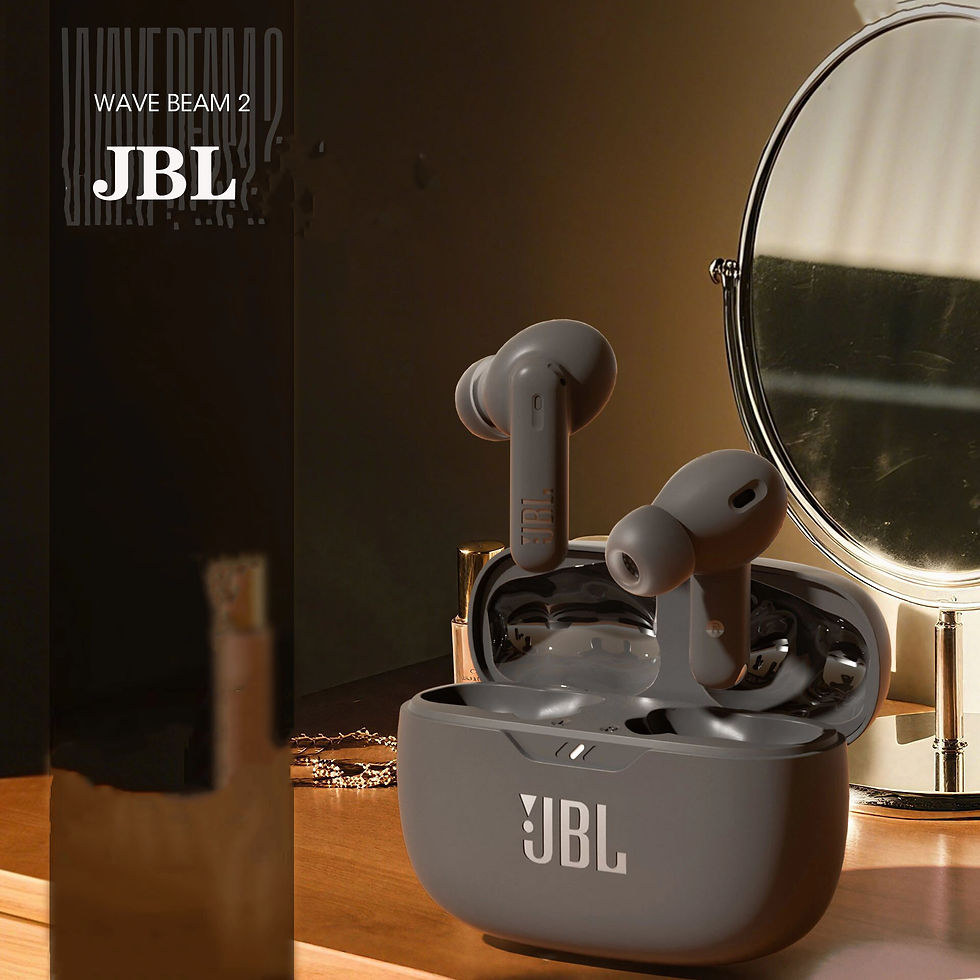 Thumbnail: JBL WAVE BEAM 2 Officially Authorized Wireless Bluetooth Semi-in-ear Headset Ada