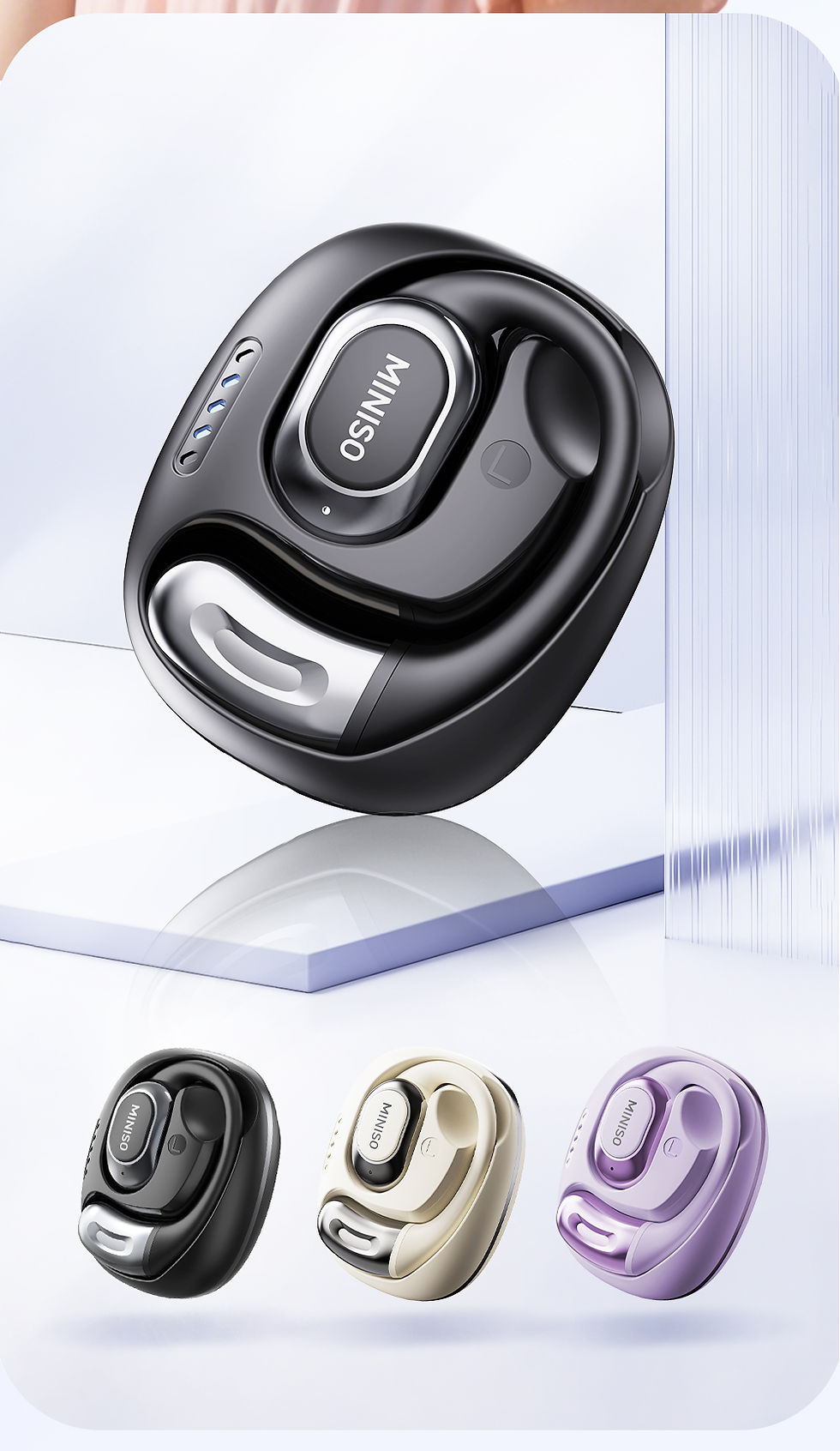 Thumbnail: MINISO MS156 Bluetooth V5.4 AI Earphones OWS Sports Wireless Headphones Translat