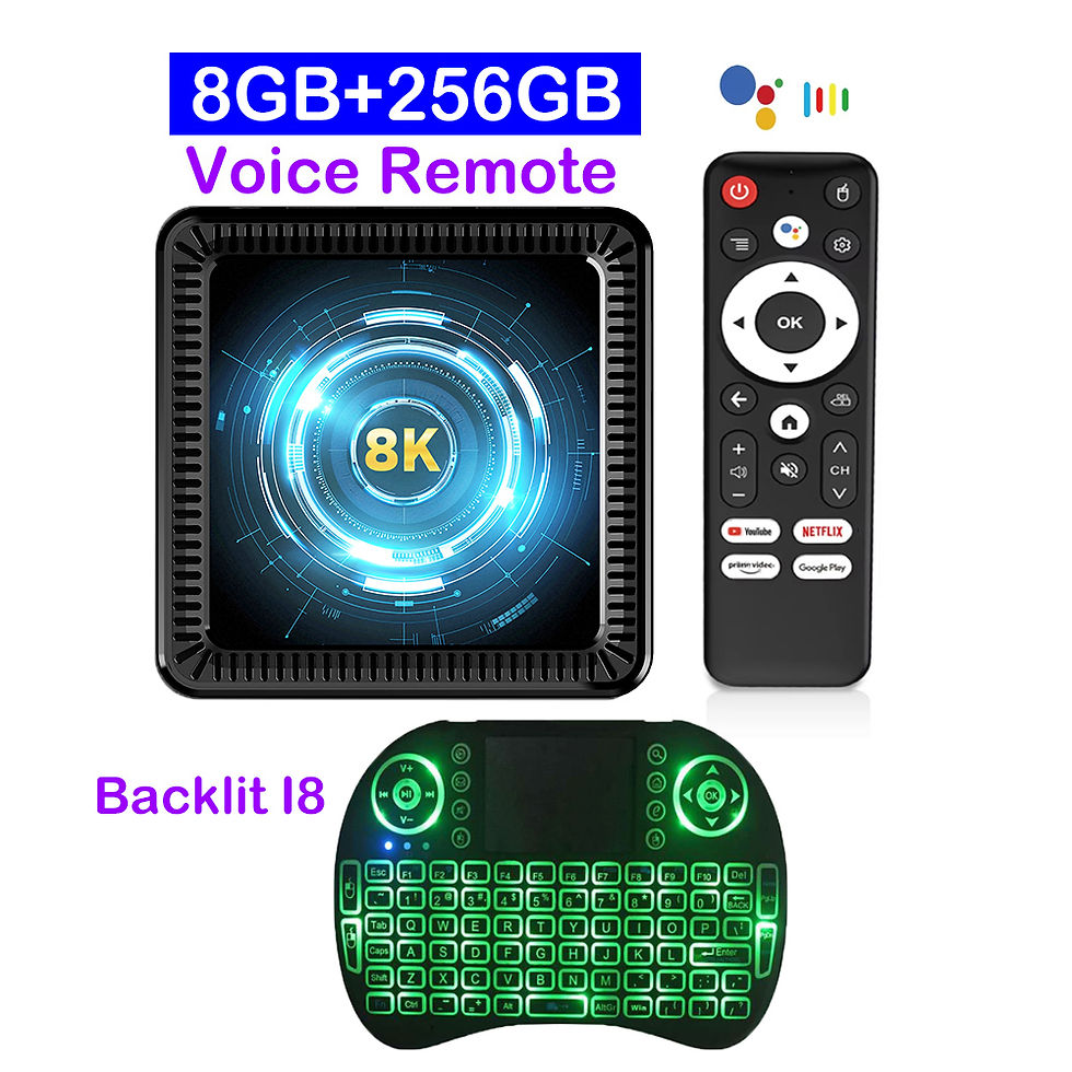 Thumbnail: Q19 Smart TV Box Android 16 Allwinner H618 8GB 128GB 256GB Media Player Google A