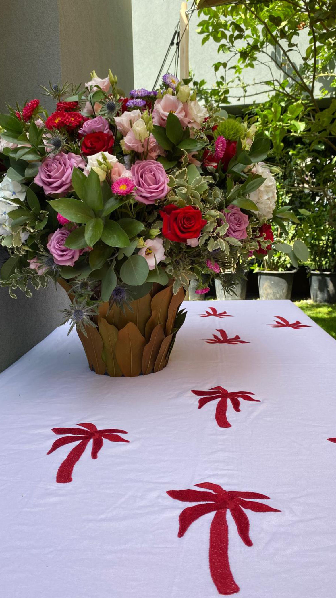 Palm Tree Red