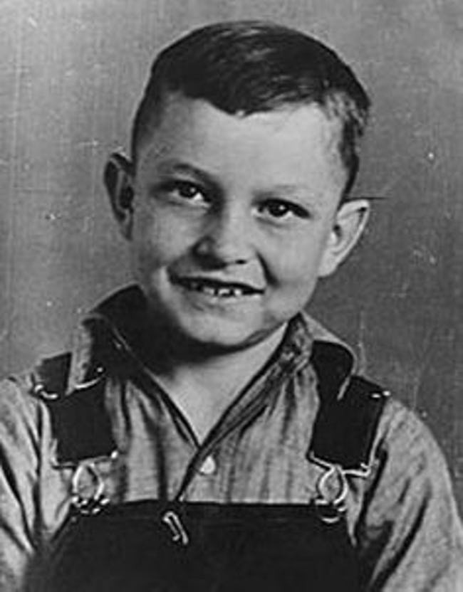 J.R. Cash (Johnny Cash) as a child