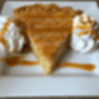 Buttermilk Pie at the Garden Cafe in York, South Carolina