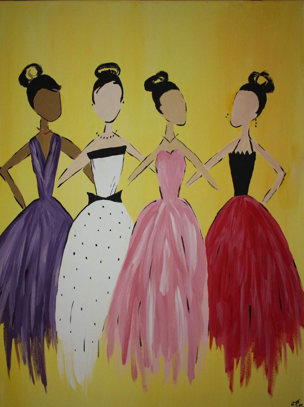 Ladies at the Ball, Rebecca Janeteas