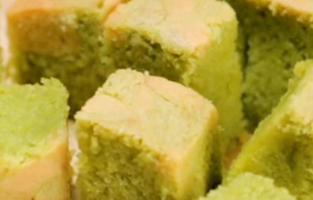 Kek Pandan Marble