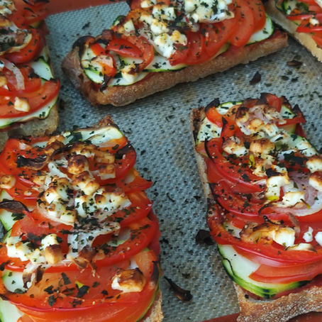Tartines aux légumes