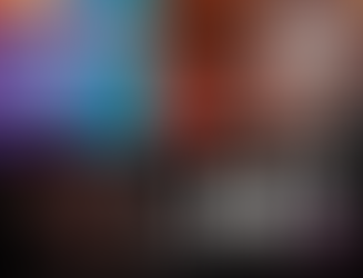 Collage shows Petra with Sandie Luna and Jonathan Hare and The Vagabond Hotel posters for ID Studio Theater’s season.